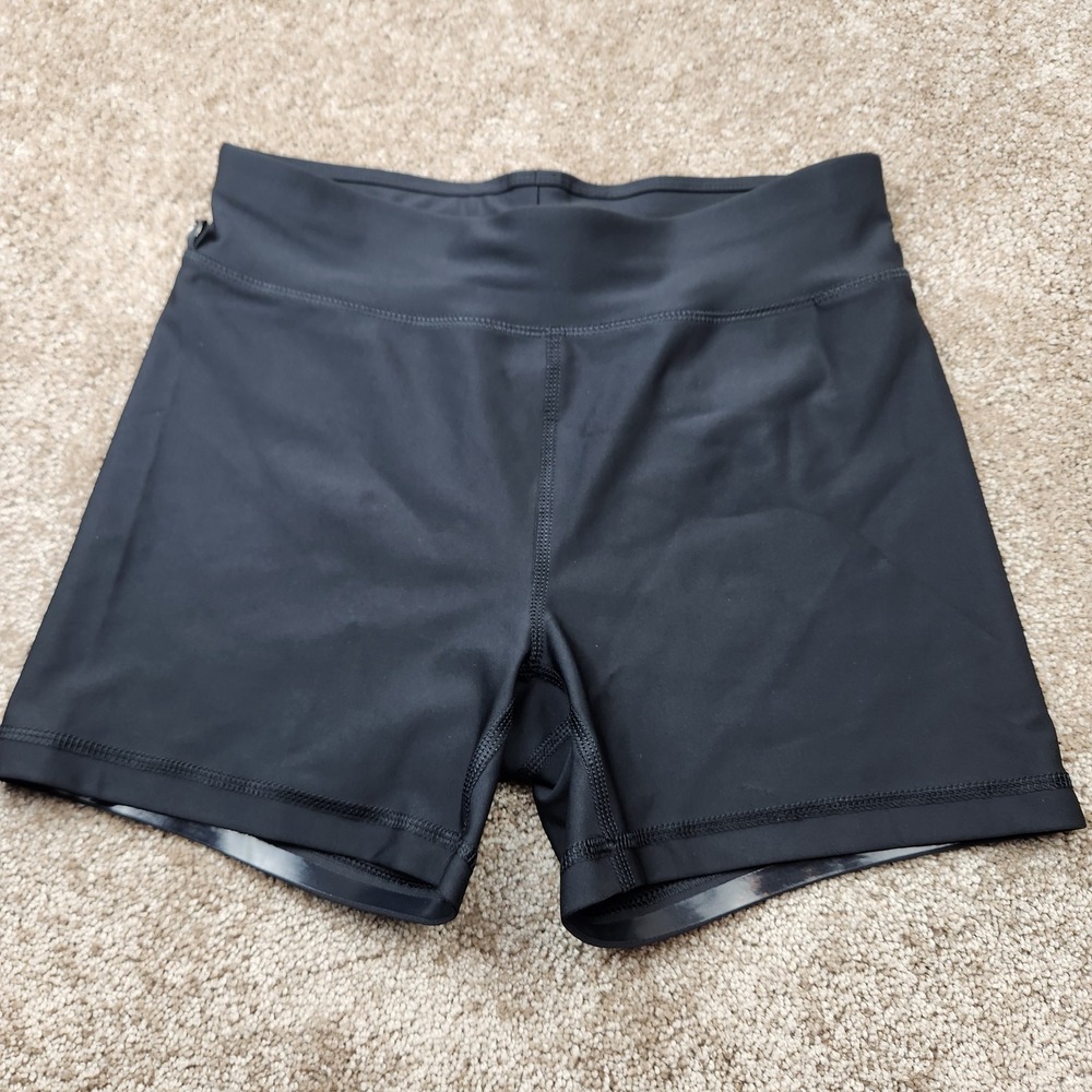 Puma Womens Black Running Training Shorts Silicone Grip Hem Size‎ Small S